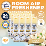 Darrahopens Home & Garden > Laundry & Cleaning Perfect Scent 24PCE Air Freshener Room Spray/Mist French Vanilla Scent 200g