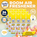 Darrahopens Home & Garden > Laundry & Cleaning Perfect Scent 24PCE Air Freshener Room Spray Tropical Frangipani Scent 200g
