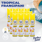 Darrahopens Home & Garden > Laundry & Cleaning Perfect Scent 24PCE Air Freshener Room Spray Tropical Frangipani Scent 200g