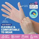 Darrahopens Home & Garden > Laundry & Cleaning Xtra Kleen 1000PCE Disposable Gloves Latex & Powder Free Food Safe XL Size
