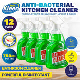 Darrahopens Home & Garden > Laundry & Cleaning Xtra Kleen 12PCE Bathroom Anti-Bacterial Cleaner Powerful Disinfectant 750ml
