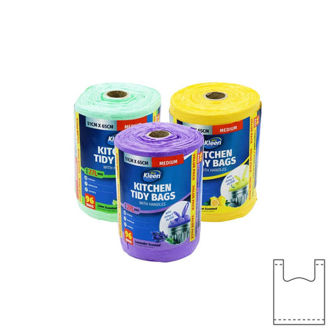 Darrahopens Home & Garden > Laundry & Cleaning Xtra Kleen 1728PCE 27L Scented Kitchen Tidy Bags Medium Tie Handles 51 x 65cm