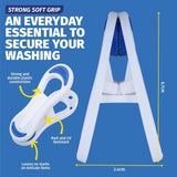 Darrahopens Home & Garden > Laundry & Cleaning Xtra Kleen 480PCE Thermoplastic Rubber Pegs Metal & Rust Free 2.4 x 6.7cm