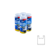 Darrahopens Home & Garden > Laundry & Cleaning Xtra Kleen 600PCE 12L Kitchen Tidy Bags White Small Tie Handles 44 x 45cm