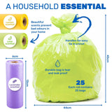 Darrahopens Home & Garden > Laundry & Cleaning Xtra Kleen 600PCE Scented Kitchen Tidy 12L Garbage Bag Handles Small 44 x 45cm