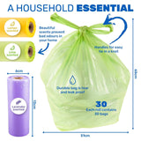 Darrahopens Home & Garden > Laundry & Cleaning Xtra Kleen 720PCE 27L Kitchen Tidy Bags Medium Scented With Handles 51 x 65cm