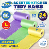 Darrahopens Home & Garden > Laundry & Cleaning Xtra Kleen 720PCE Kitchen Tidy Bin Liners Large Scented Tear Leak Proof 35L
