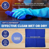 Darrahopens Home & Garden > Laundry & Cleaning Xtra Kleen 72PCE Microfibre Cloths Built-In Mesh Scrubber Absorbent 30cm