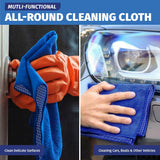 Darrahopens Home & Garden > Laundry & Cleaning Xtra Kleen 72PCE Microfibre Cloths Built-In Mesh Scrubber Absorbent 30cm