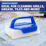 Darrahopens Home & Garden > Laundry & Cleaning Xtra Kleen 96PCE Scourer Pads Easy Grip Handle Tool Refills Included 7 x 10cm