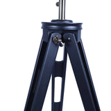 Darrahopens Home & Garden > Lighting 158cm Nautical Tripod Floor Lamp w Matte Black Lamp Head Searchlight Spot Light