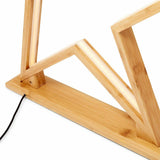 Darrahopens Home & Garden > Lighting 52cm Bamboo Star LED Table Desk Lamp Light Modern Designer - Natural
