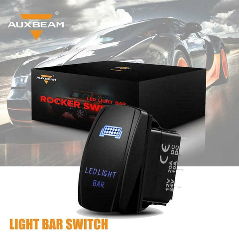 Darrahopens Home & Garden > Lighting Auxbeam LED Switch+Switching Lines ON-OFF For 12V/24V Car Motorcycles Buses RVs