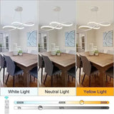 Darrahopens Home & Garden > Lighting > Ceiling Lights BAMDECOR A022 Modern Designer Infinity LED Chandelier Island Ceiling Pendant Light (120/150cm-Silver) In Australia - Darrahopens