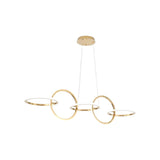 Darrahopens Home & Garden > Lighting > Ceiling Lights BAMDECOR A180 Nordic Golden Circles Kitchen Dining Table Pendant Light Minimalist Modern Lighting