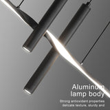 Darrahopens Home & Garden > Lighting > Ceiling Lights BAMDECOR A206 Modern Black Scandinavian Pendant Light Table Dining Room Living Room Pendant Lighting 1.5 Meters