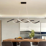 Darrahopens Home & Garden > Lighting > Ceiling Lights BAMDECOR A24122 Modern Minimalist Black Pendant Light Adjustable LED Chandelier for Dining Room and Bar