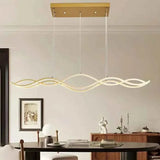 Darrahopens Home & Garden > Lighting > Ceiling Lights BAMDECOR A2569 1.5m Antizer Nordic Minimalist Wave Long Pendant Light (Gold) In Australia - Darrahopens