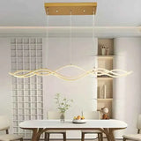 Darrahopens Home & Garden > Lighting > Ceiling Lights BAMDECOR A2569 1.5m Antizer Nordic Minimalist Wave Long Pendant Light (Gold) In Australia - Darrahopens