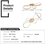 Darrahopens Home & Garden > Lighting > Ceiling Lights BAMDECOR AD2576 Modern Minimalist Curved Line Iron Aluminum Silicone LED Semi-Flush Mount Ceiling Light For Living Room (Gold) In Australia - Darrahopens