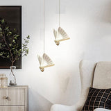 Darrahopens Home & Garden > Lighting > Ceiling Lights BAMDECOR LED Modern Bedroom Bedside Creative Butterfly Hanging Chandelier Light Fixtures for Stairs Nordic Decoration