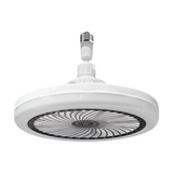 Darrahopens Home & Garden > Lighting > Ceiling Lights Black Remote LED Ceiling Fan Light with Aromatherapy Slot and Removable E27 Base Socket -  Timer & Dimmable & 3-Speed & 3-Color Temperature Adjustable
