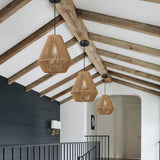 Darrahopens Home & Garden > Lighting > Ceiling Lights Braided Paper Rope Lampshade Chandelier Hanging Decoration for Lighting Decor