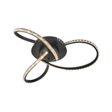 Darrahopens Home & Garden > Lighting > Ceiling Lights Irie Dimmable 3 Lights LED Ceiling Light - Black