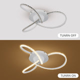 Darrahopens Home & Garden > Lighting > Ceiling Lights Irie Dimmable 3 Lights LED Ceiling Light - White