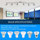 Darrahopens Home & Garden > Lighting > Ceiling Lights Kitchen Lights, 6-Light Ceiling Lighting Kits, Swivelling Ceiling Spotlight for Bedroom, Kitchen and Living Room(GU10 LED Bulbs not Included) (Brush Nickel)
