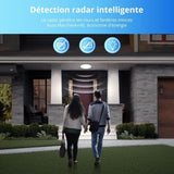 Darrahopens Home & Garden > Lighting > Ceiling Lights LED Ceiling Light with Motion Sensor 12W 6000K Round LED Ceiling Lamp Radar Motion Detector for Outdoor Indoor Staircase Bathroom Garage Hallway 205cm