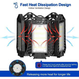 Darrahopens Home & Garden > Lighting > Ceiling Lights LED Garage Light 120W 12000 lm Deformable Ceiling Lamp E26 E27