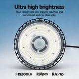 Darrahopens Home & Garden > Lighting > Ceiling Lights Leier 150W UFO LED High Bay Light Motion Sensor