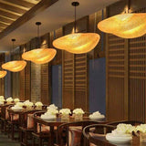 Wicker Hanging Lamp with E27 Base, 40 cm