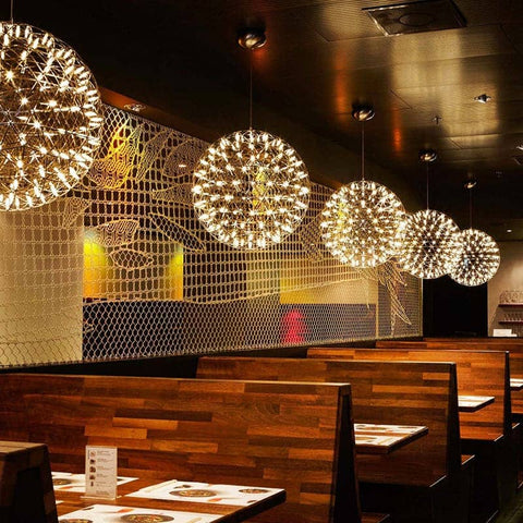 Darrahopens Home & Garden > Lighting Fireworks Round Ceiling Light 40cm Warm Light