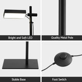 Darrahopens Home & Garden > Lighting > Floor Lamps Artiss LED Floor Lamp, Modern Reading Lamp 360～ Rotating Adjustable Light Head,12W Standing Lamp for Living Room, Bedroom Office