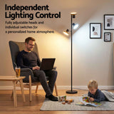 Darrahopens Home & Garden > Lighting > Floor Lamps Artiss LED Tree Floor Lamp, 36W Modern Dimmable Standing Lamp with Remote & Touch Control, 4 Color Temperatures, 3 Rotatable LED Light Floor Lamps for Living Room, Bedroom, Office