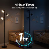 Darrahopens Home & Garden > Lighting > Floor Lamps Artiss LED Tree Floor Lamp, 36W Modern Dimmable Standing Lamp with Remote & Touch Control, 4 Color Temperatures, 3 Rotatable LED Light Floor Lamps for Living Room, Bedroom, Office