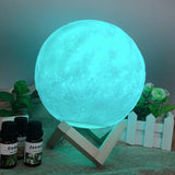Darrahopens Home & Garden > Lighting Gominimo Multi-Colored Moon Lamp 18cm GO-WDL-104-YPI