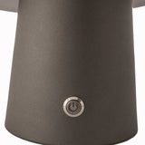 Darrahopens Home & Garden > Lighting LED Cordless Mushroom USB Rechargeable Table Lamp Dimming Night Light - Steel Grey