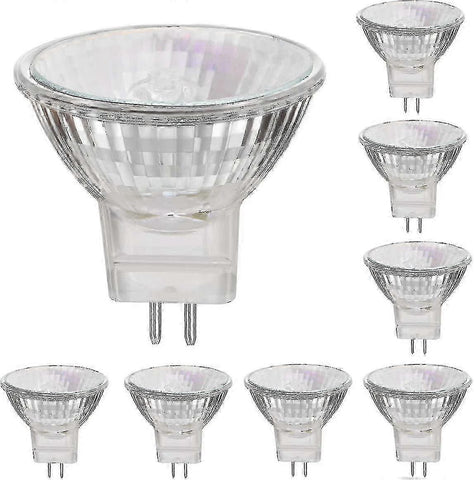 Darrahopens Home & Garden > Lighting > Light Bulbs 12V 35W Halogen Bulbs GU5.3 Spot Base Warm White Dimmable 8-Pack Compatible with Philips
