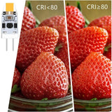 Darrahopens Home & Garden > Lighting > Light Bulbs 12V G4 LED Warm White 3000K Bulb, Dimmable 2W LED Bulb, Replacement for G4 15W 20W Halogen, AC/DC 12-24V, 10-pack