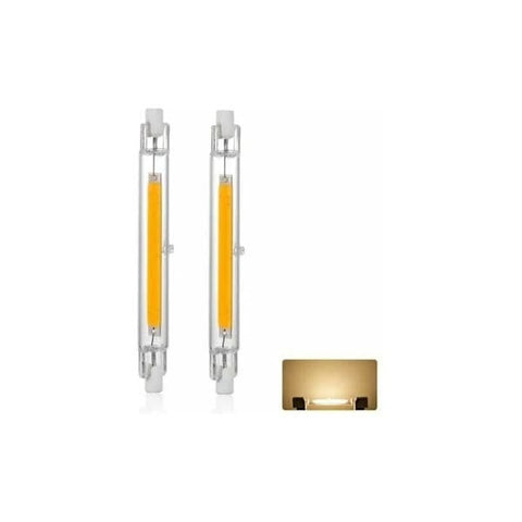 Darrahopens Home & Garden > Lighting > Light Bulbs 2-pack R7S 118mm 20W dimmable LED bulb, warm white 3000K 3000LM, 360 degree lighting, flicker-free, compatible with halogen bulbs J118 300W
