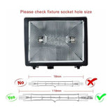 Darrahopens Home & Garden > Lighting > Light Bulbs 5-pack R7S Halogen Bulb 118mm 200W 230V Dimmable for Construction Floodlights Landscape Lighting Living Room Lighting