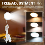 5Pcs LED Lamp Kit 001 for Bambu Lab, 3 Color Temperature 3D Printer LED Lamp Kit, Adjustable Brightness 3D Printed DIY Hardware Model Spare Parts, 5V USB Powered In Australia - Darrahopens