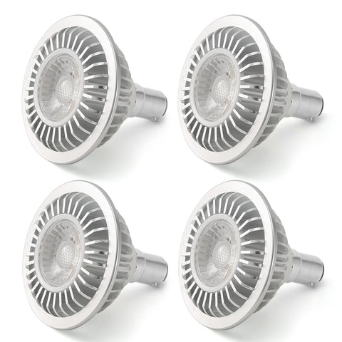 Darrahopens Home & Garden > Lighting > Light Bulbs AR70 LED Light Bulb BA15D B15 Base, AC/DC12V Input, 7W 500lm for Home Household Commercial Lighting, 50W Halogen Lamp Replacement(Natural White,4 Pack)