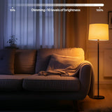 Darrahopens Home & Garden > Lighting > Light Bulbs Battery Operated Light Bulbs, 5000mAh Rechargeable Light Bulb Set of 2 with Remote, 3 Colors 10 Levels Dimmable Fabric Wireless Sconces Light Bulb with Timer for Bedroom Living Room