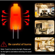 Darrahopens Home & Garden > Lighting > Light Bulbs G4 Halogen Bulbs, 12V 20W Halogen Pin Base Lamp, Warm White 3000K, 350Lm, Dimmable, G4 Low Voltage Halogen Lamp, Clear