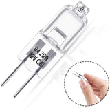 Darrahopens Home & Garden > Lighting > Light Bulbs G4 Halogen Bulbs, 12V 20W Halogen Pin Base Lamp, Warm White 3000K, 350Lm, Dimmable, G4 Low Voltage Halogen Lamp, Clear