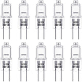Darrahopens Home & Garden > Lighting > Light Bulbs G4 Halogen Bulbs, 12V 20W Halogen Pin Base Lamp, Warm White 3000K, 350Lm, Dimmable, G4 Low Voltage Halogen Lamp, Clear